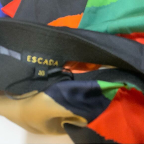 Escada 100% Silk Skirt size 40 - Picture 7 of 11